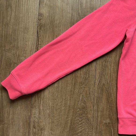 PINK Victoria’s Secret Women’s Hot Pink Full Zip Hoodie Size Medium - Picture 7 of 17